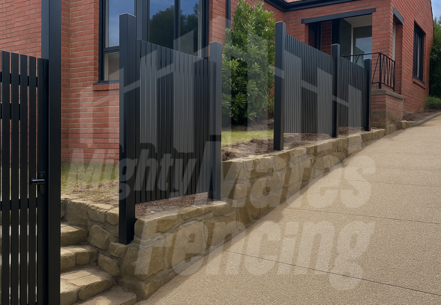 Custom Sloped Steel Fencing – Footscray, VIC 2